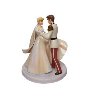 Cinderella Happily Ever After Dancing Cake Topper WDCC Prince Charming Box COA